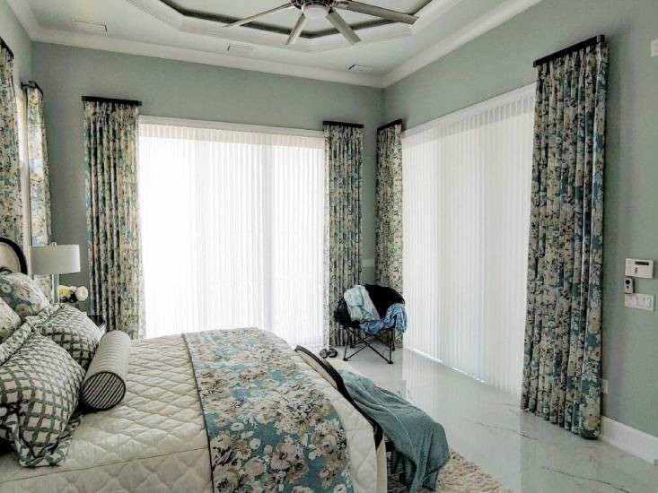 Custom Draperies, Cornices, Valances, Bedding & Pillows at In The Shade near Stuart, FL