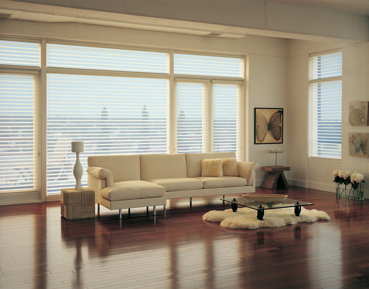 Personalized Window Treatments Near Stuart, Florida (FL) including Hunter Douglas custom shadings and drapes.