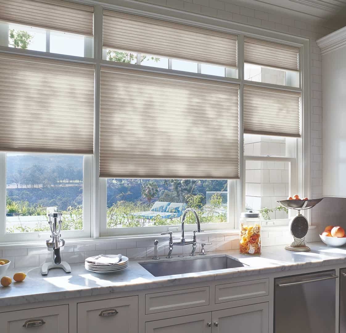 The Benefits of Honeycomb Shades Near Stuart, Florida (FL) like Duette for Kitchens with Automation