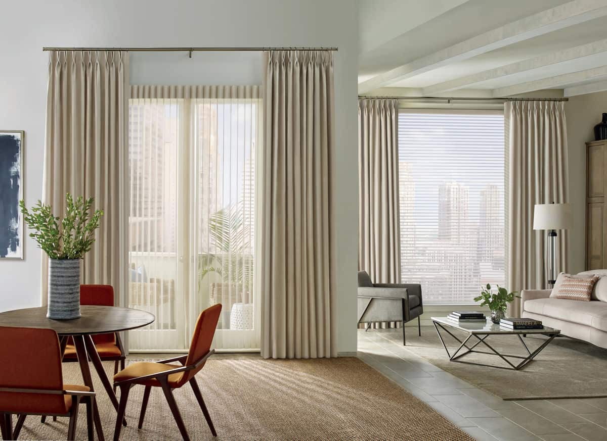 Hunter Douglas Design Studio™ Side Panels and Drapery, curtains, drapes,  near Stuart, Florida (FL)
