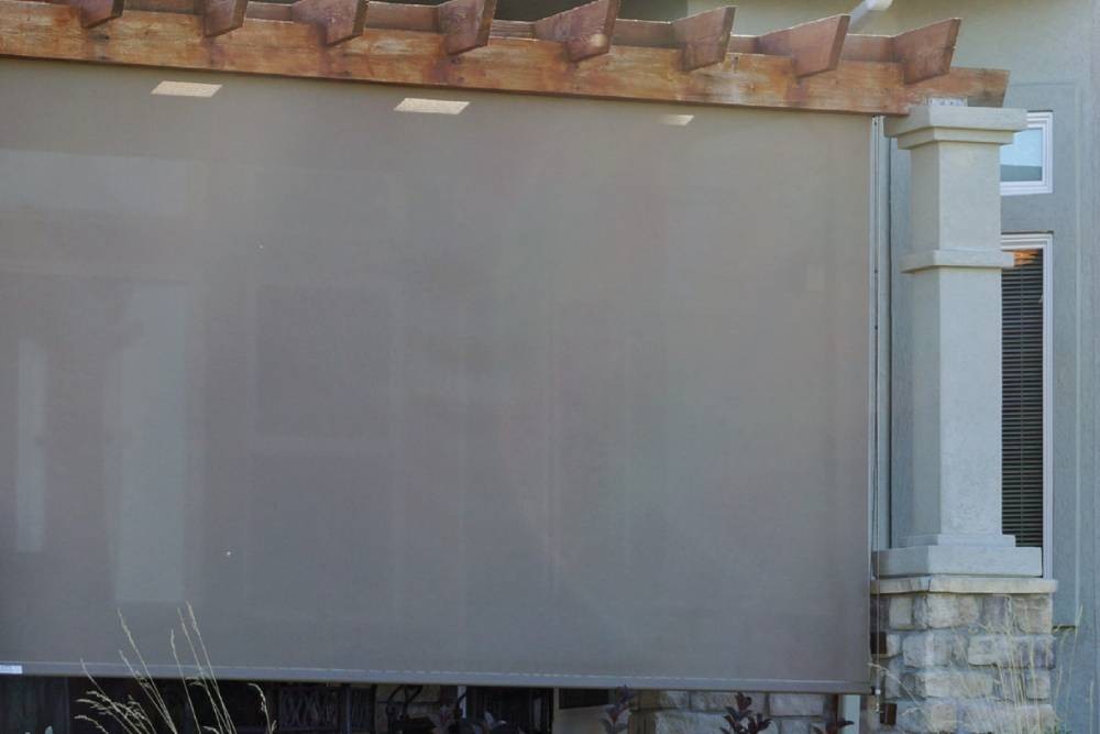 Universal Window Coverings patio shade near Stuart, Florida